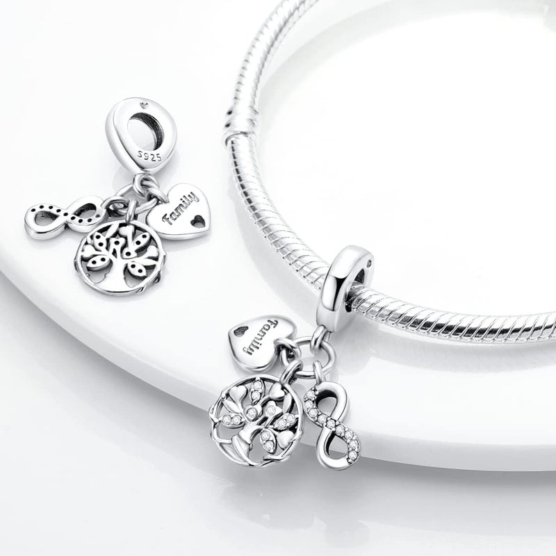 MULA 925 Sterling Silver Charms for Bracelets and Necklaces Butterfly Beads Dangle Pendants Jewelry Charms for Women - Image 3